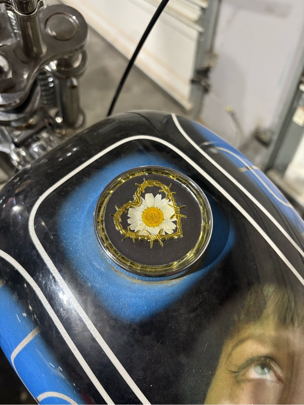 Custom Harley Davidson Gas Cap